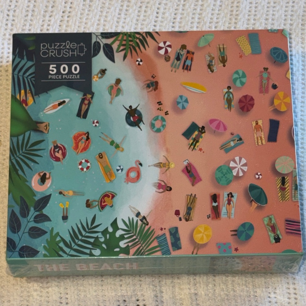 Puzzle Crush 500 Piece Beach Puzzle
